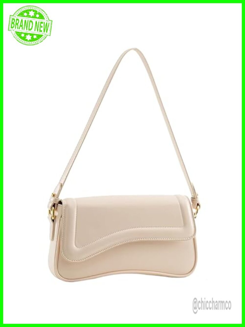 Small Shoulder Bag PU Leather Crossbody Tote Handbag